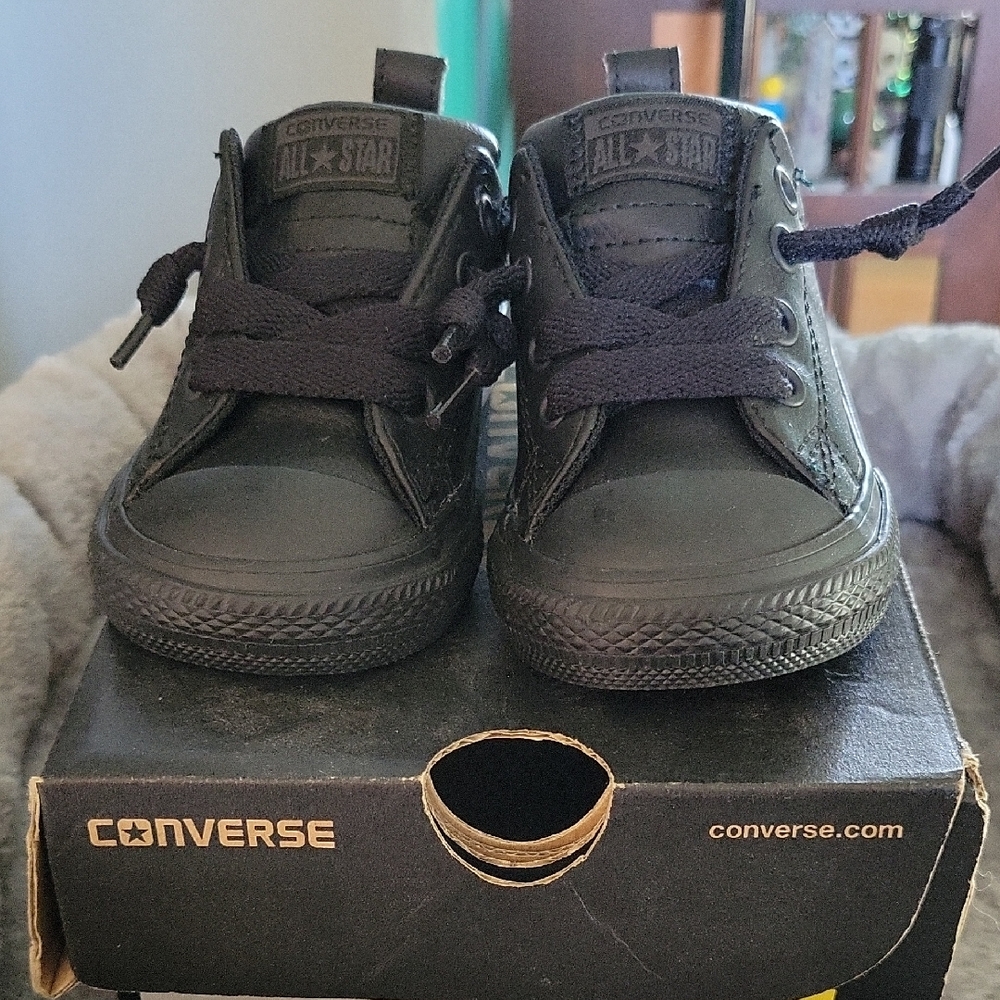 Converse Kids Black Sneakers